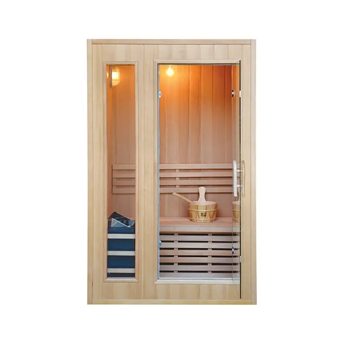 2 Person outdoor traditional sauna room