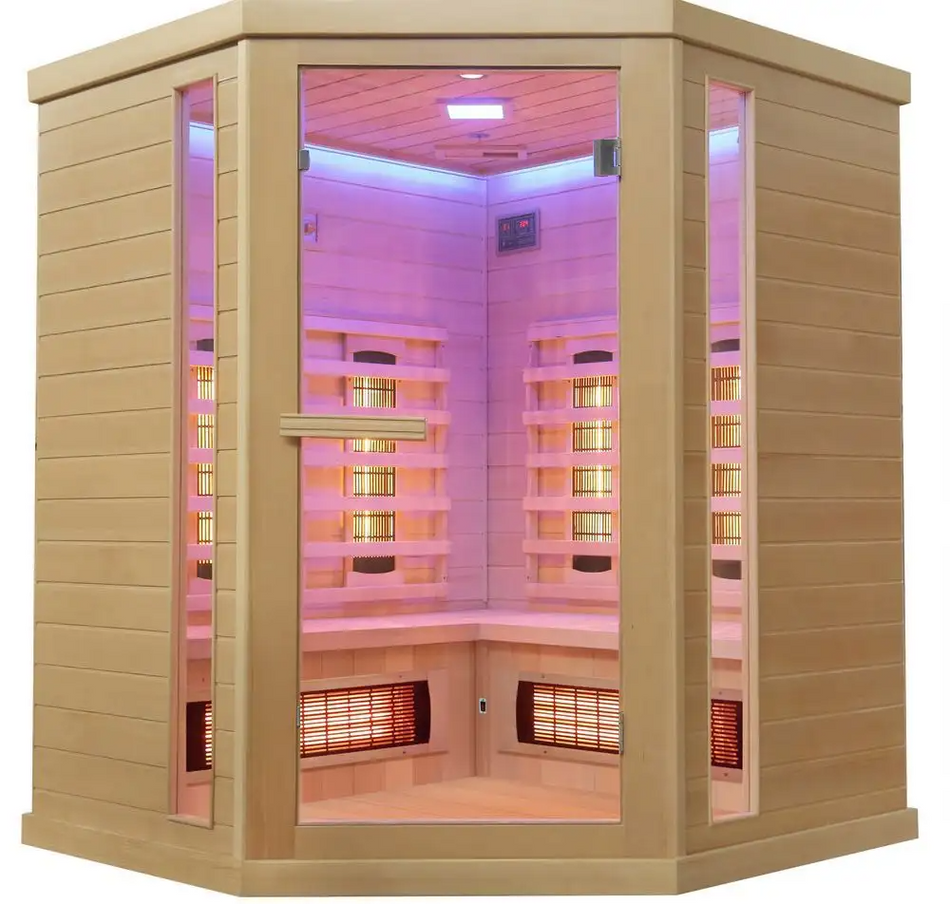 4 People Far Infrared Function and Solid Wood Type sauna